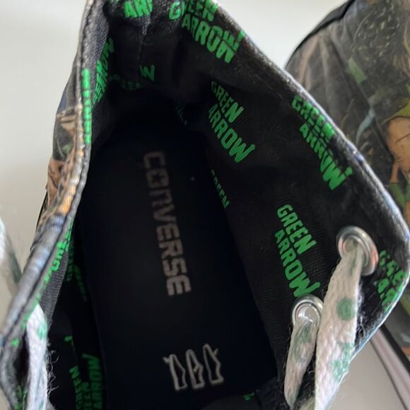 CONVERSE DC Comics Green Arrow Hi Top Sneakers - Picture 11 of 12